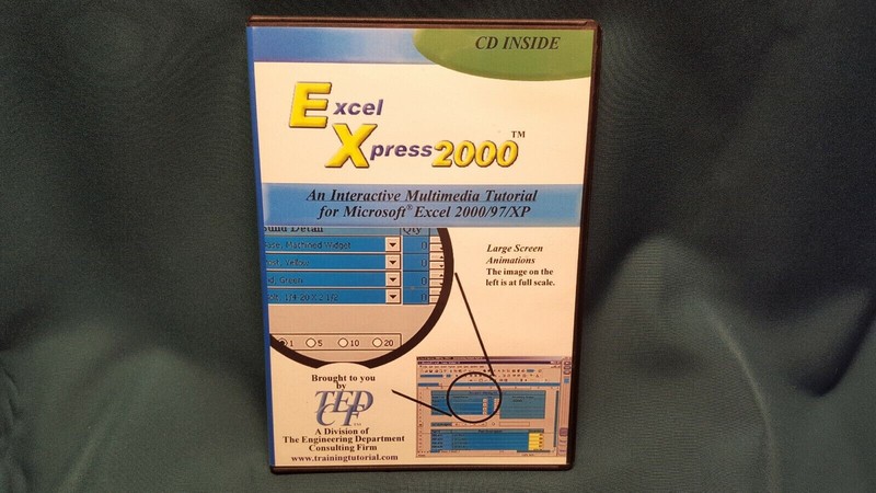 Excel Xpress 2000 - Multimedia Tutorial for Microsoft Excel 2000 97 XP / CD-ROM