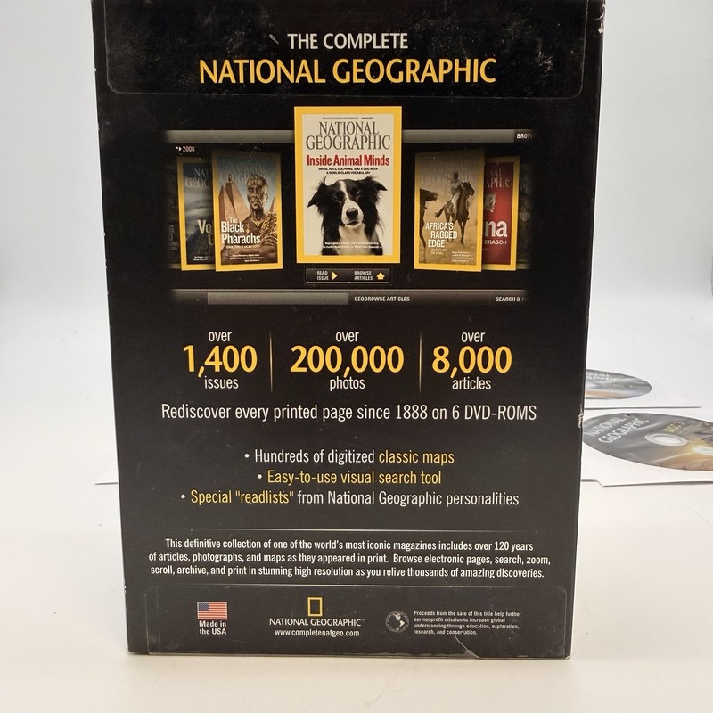 National Geographic Complete DVD Archive Every Issue Since 1888 6 Disc Set gallery