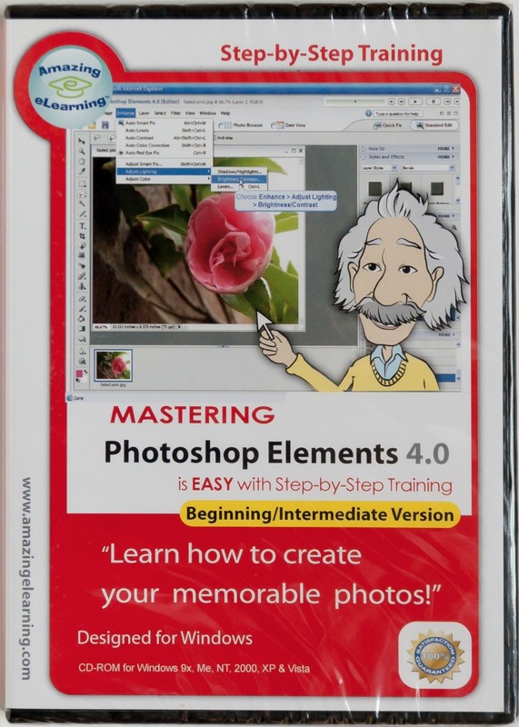 Amazing eLearning Mastering Adobe Photoshop Elements 4.0 training tutorial PC CD