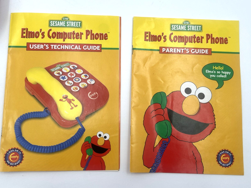 Sesame Street Elmo's Computer Phone PC CD telephone creativity kids game READ gallery
