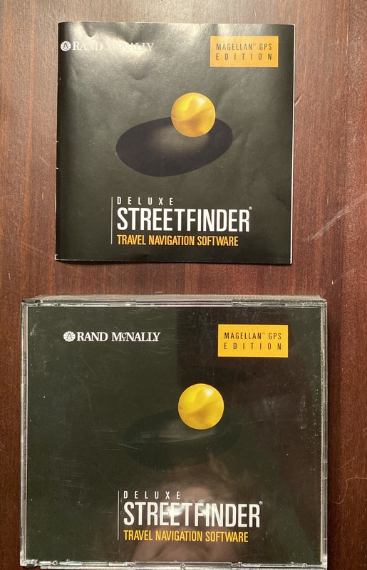 Rand McNALLY Street Finder Deluxe Travel Navigation Software Magellan GPS 2002