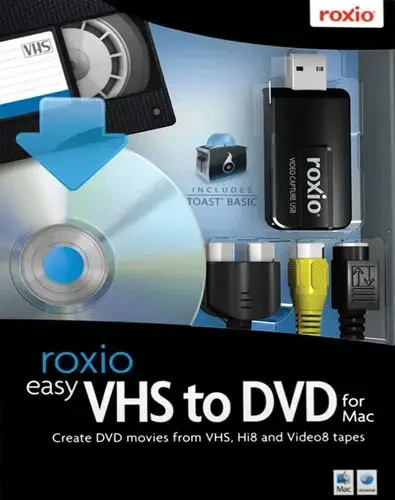 Roxio - Easy VHS to DVD for Mac - Mac OS - NEW