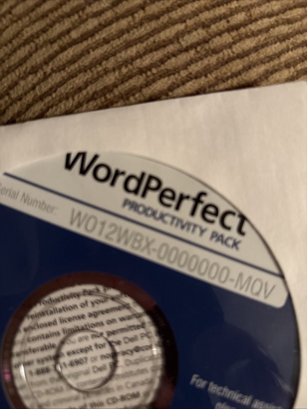 Corel WordPerfect Productivity Pack Install CD-ROM, Sealed gallery