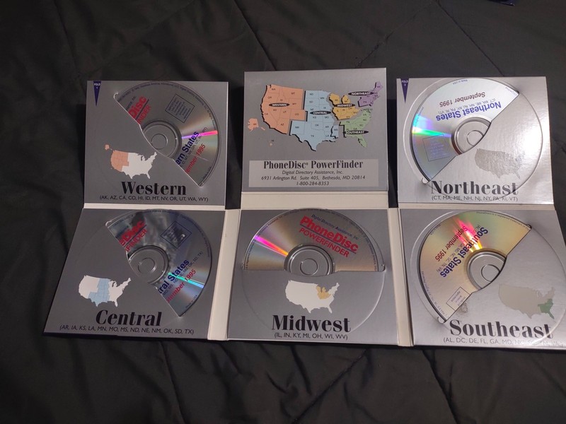 PhoneDisc POWERFINDER 1995 edition Full 5 CD BOXED SET gallery