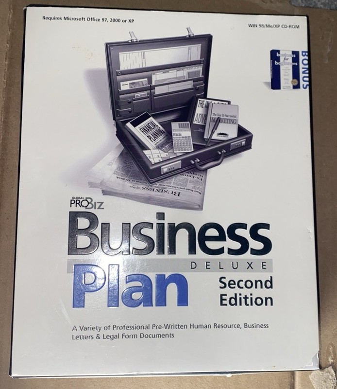 ProBiz Business Plan 2nd Edition PC Entrepreneur Document Templates Tools SEALED