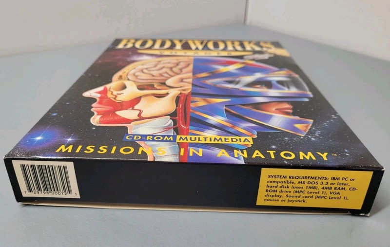 Bodywork’s Voyager PC CD-ROM Software Game Big Box RARE - COMPLETE Vintage gallery