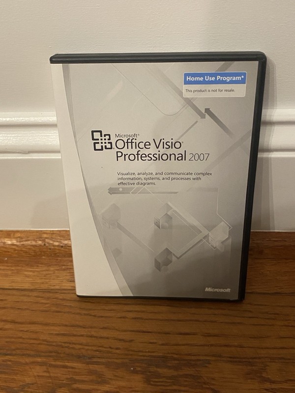 Microsoft Office Visio Professional 2007 Edition w/ Product Key Software Windows