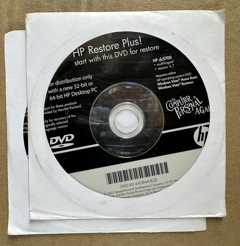 20 DISC LOT HP Restore Plus MICROSOFT WINDOWS Operating System INSTALLATION DVDs gallery