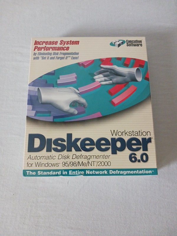 NEW SEALED Executive Software Workstation Diskeeper 6.0 Windows 95/98/ME/NT/2000