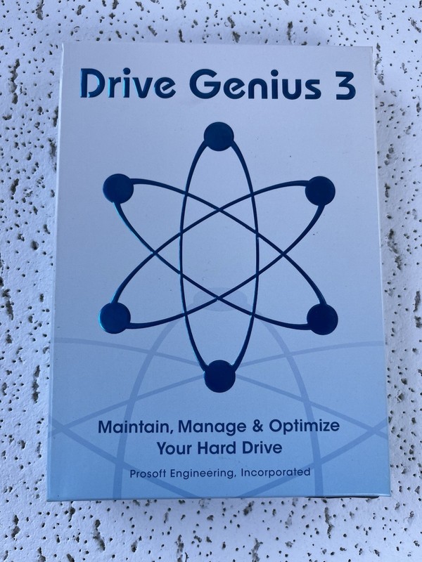 💿 Drive Genius 3 for Mac by Prosoft – NEW & Sealed Disk Utility Software