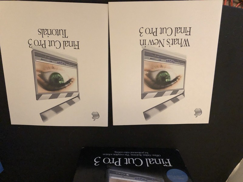 Apple Final Cut Pro 3 ACADEMIC (M8563Z/A) w/2 Licenses Complete W/Box gallery