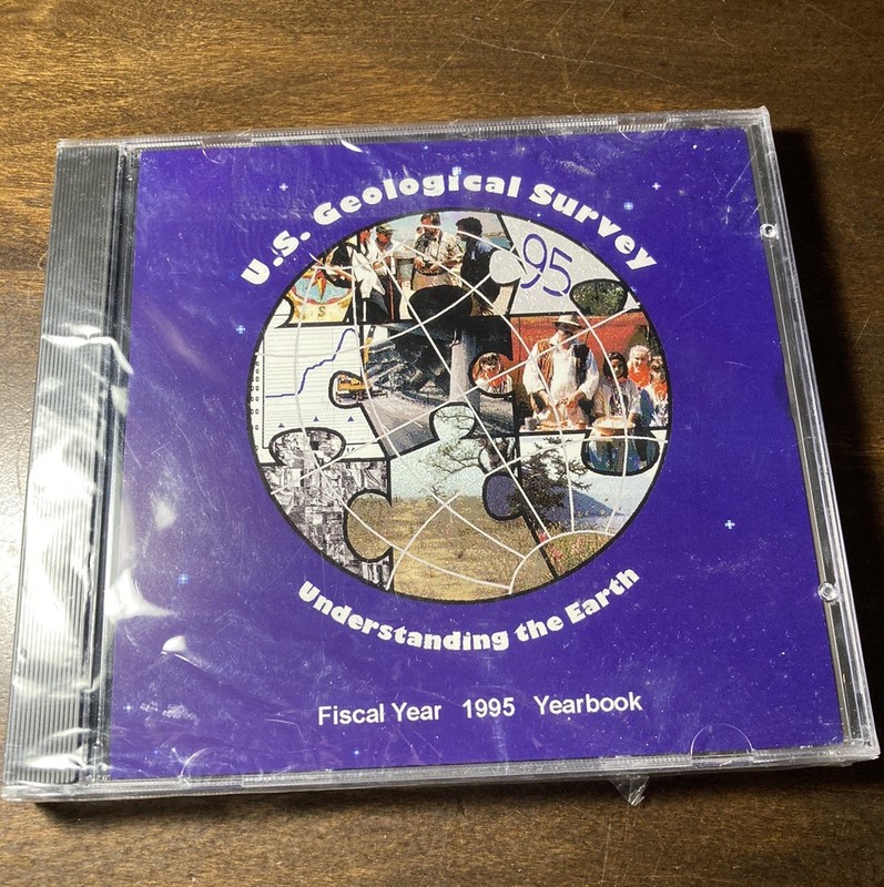 US Geological Survey Yearbook 1995 CD-ROM – Windows MAC – Dept Of The Interior