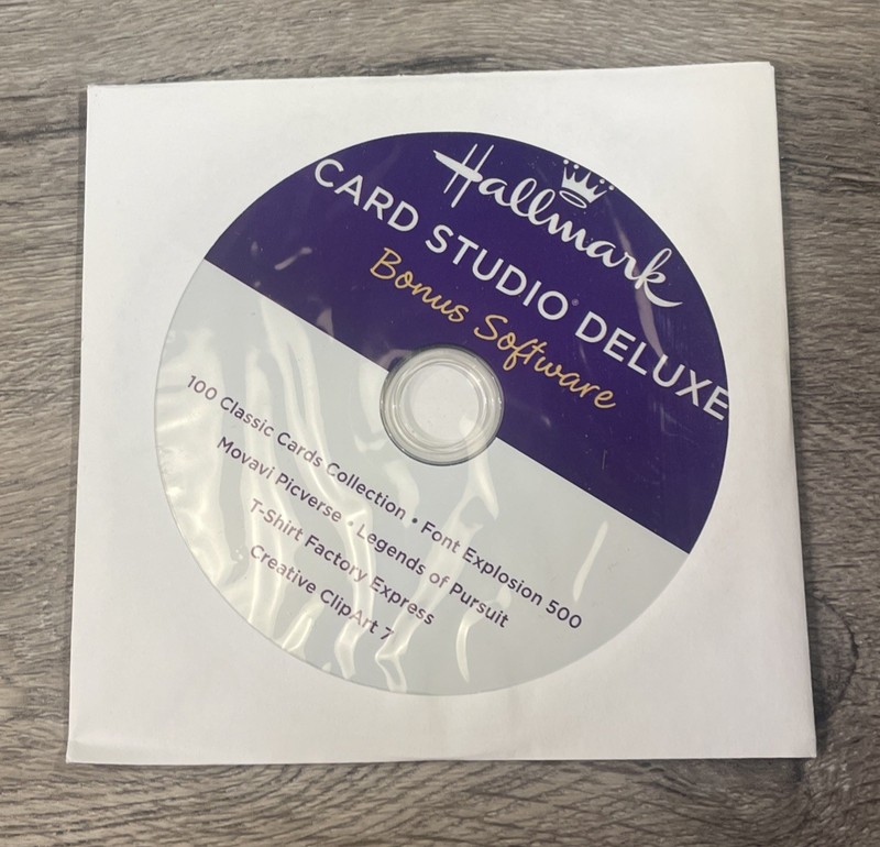 Hallmark Card Studio Deluxe Software Create Custom Cards Kit - Software & Guide gallery
