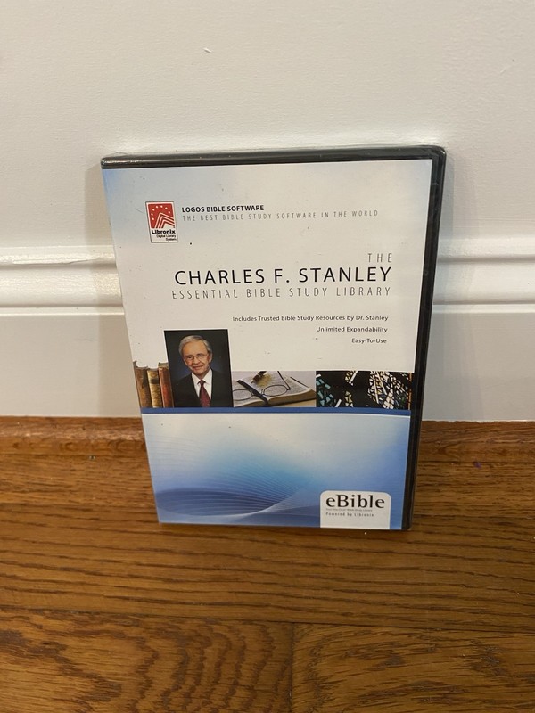 The Charles F. Stanley Essential Bible Study Library CD-ROM eBible Software New