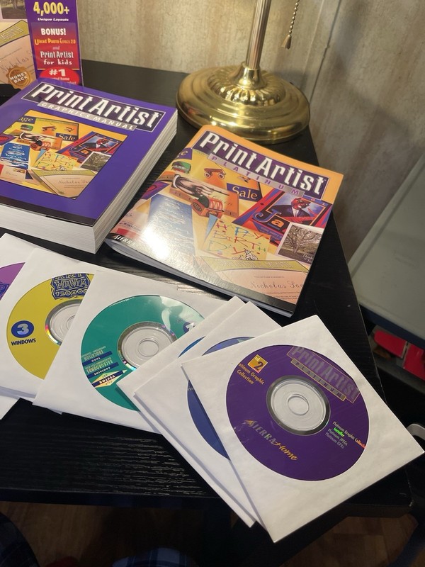 Print Artist Platinum PC CD Rom Software-Rare Vintage Complete 12 Disc Unused gallery