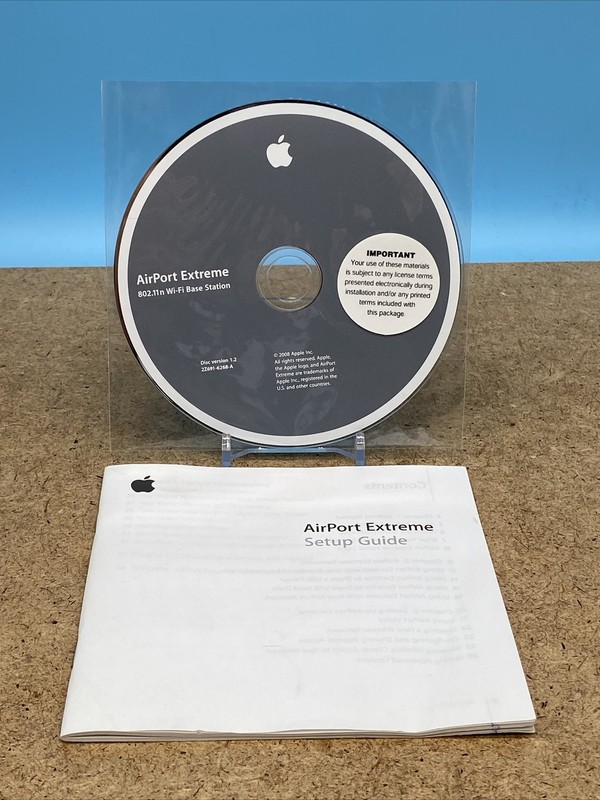 AirPort Extreme 802.11n Wi-Fi Base Station Disc Only