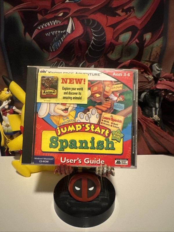 Jump Start Spanish For Kids – Vintage Educational Game (CD ROM, 1997, Ages 3-6)