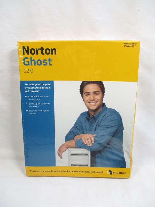 Symantec Norton Ghost 12.0 New /Sealed Backup And Restore Windows Vista And XP