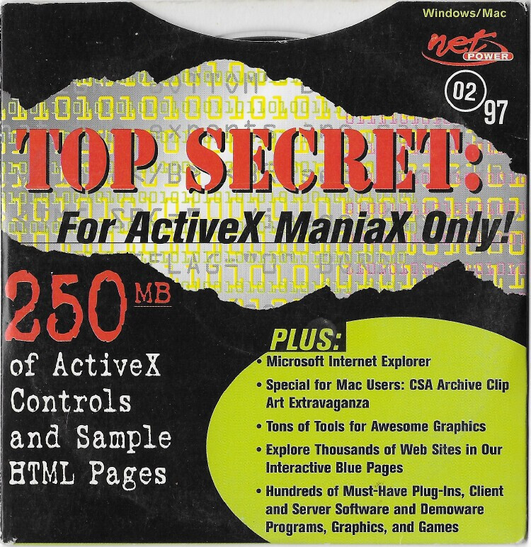 Net Power 02 / 97 PC Software 250MB Active X Sample HTML Pages