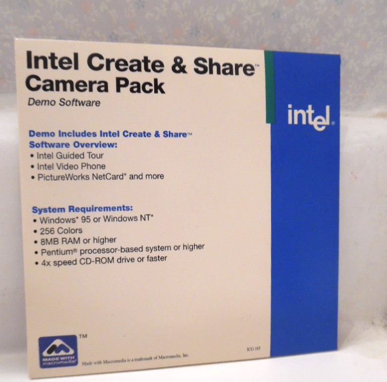 Intel Create & Share Camera Pack Demo Software - CD Only - UNOPENED gallery