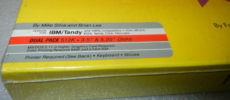 1989 The New Print Shop Computer PC 3.5" & 5.25" Broderbund Big Box Design - NEW gallery
