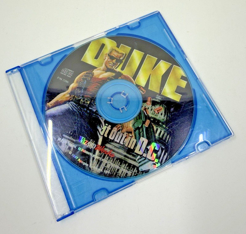 Vintage 1997 Duke Nukem Duke It Out in D.C. PC Video Game Disc Only