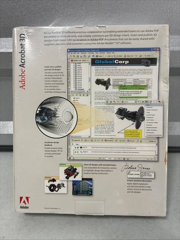 Adobe Acrobat 3D Professional Windows NEW/ SEALED gallery