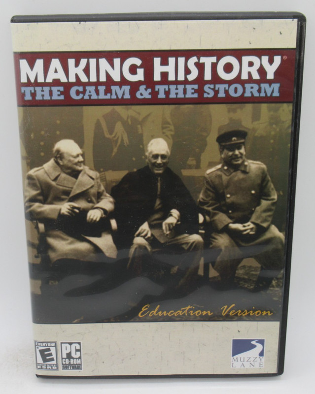 MAKING HISTORY – THE CALM & THE STORM EDUCATION VERSION PC CD-ROM SOFTWARE MUZZY
