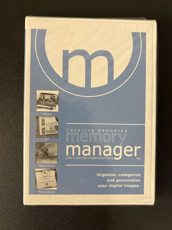 Creative Memories Memory Manager (CD-ROM, 2005) New Sealed