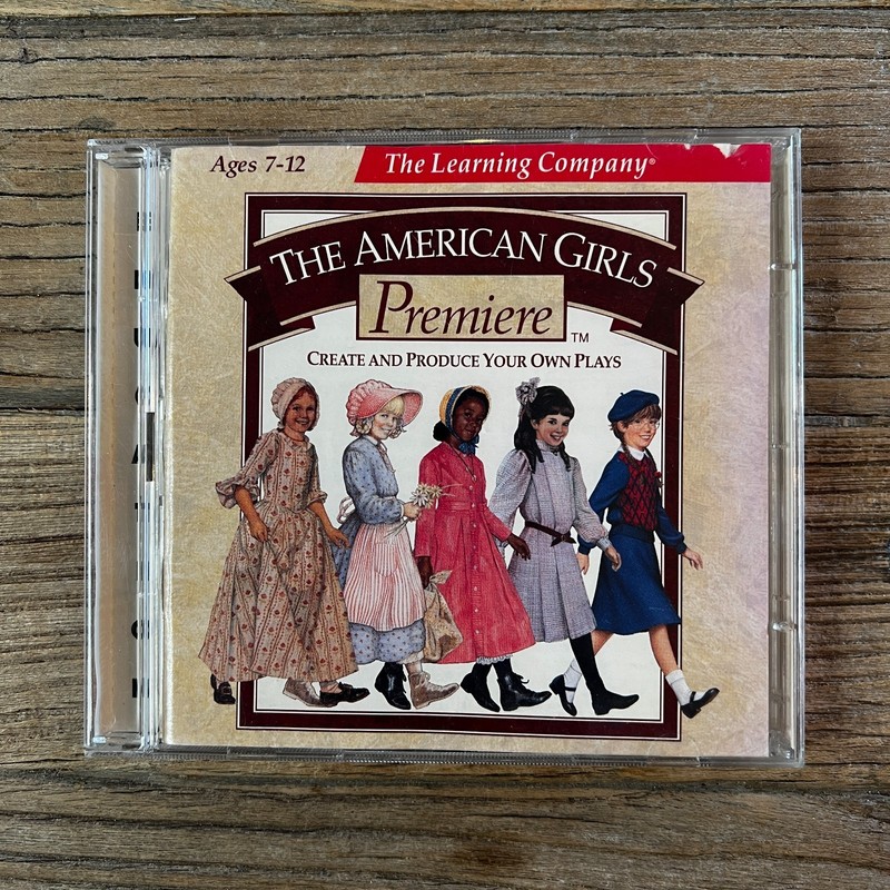 American Girls Premiere CD-ROM 1997 Learning Company Pleasant Co 2 Disc Set