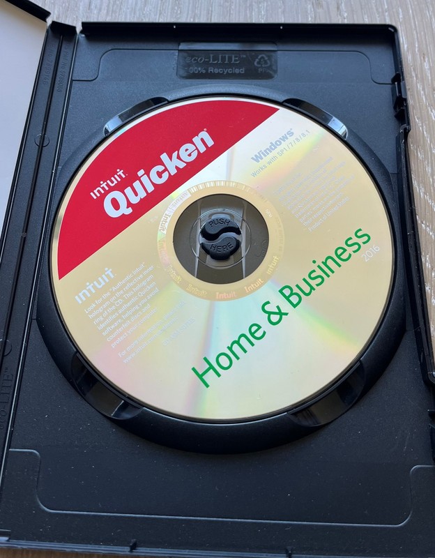 Quicken 2016 Home & Business For Windows software no key needed w/ slipcase gallery