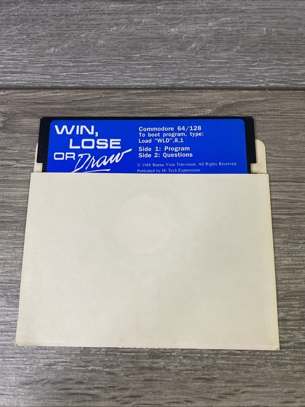 Win, Lose or Draw for the Commodore 64/128 gallery