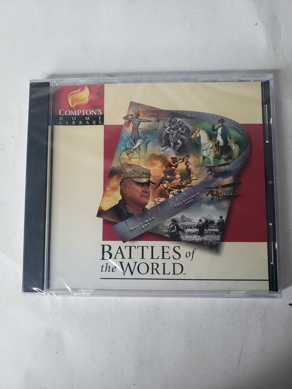 Compton’s Home Library: Battles of the World Interactive History of War CD-ROM