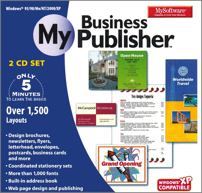 MySoftware My Business Publisher – Design & Print! PC Software Sealed New