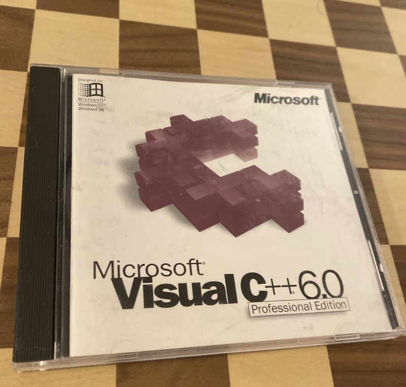 Microsoft Visual C++ 6.0 Software Professional Edition CD Windows has key