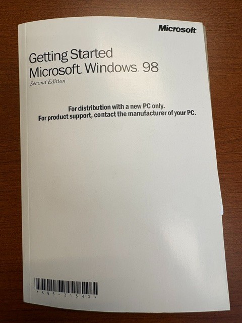 Microsoft Getting Started Microsoft Windows 98
