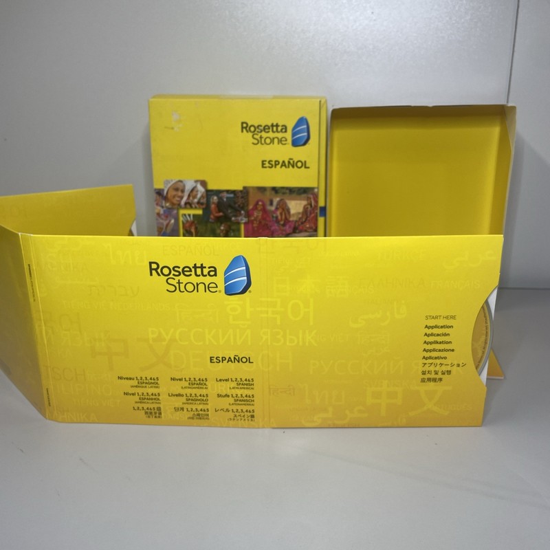 Rosetta Stone: Spanish/Espanol • Level 1-4 Set W Application Disk NO HEADPHONE gallery