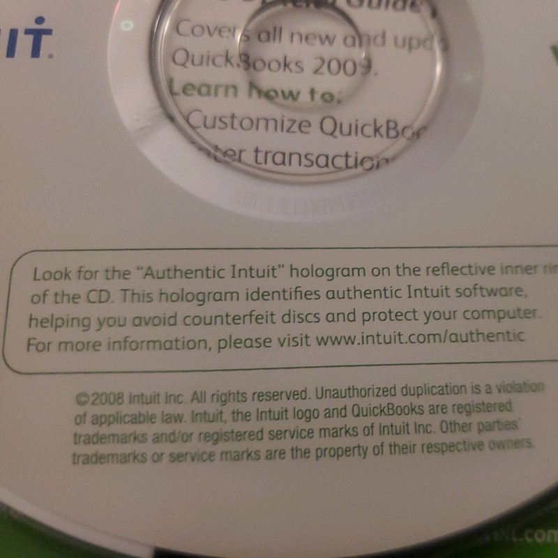 Intuit Quickbooks Accounting Pro 2009 for PC Window XP gallery