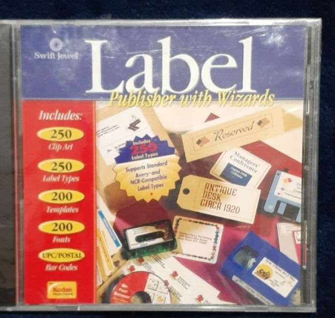 Label Publisher With Wizards CD Swift Jewel CDR793**Cracked Case**