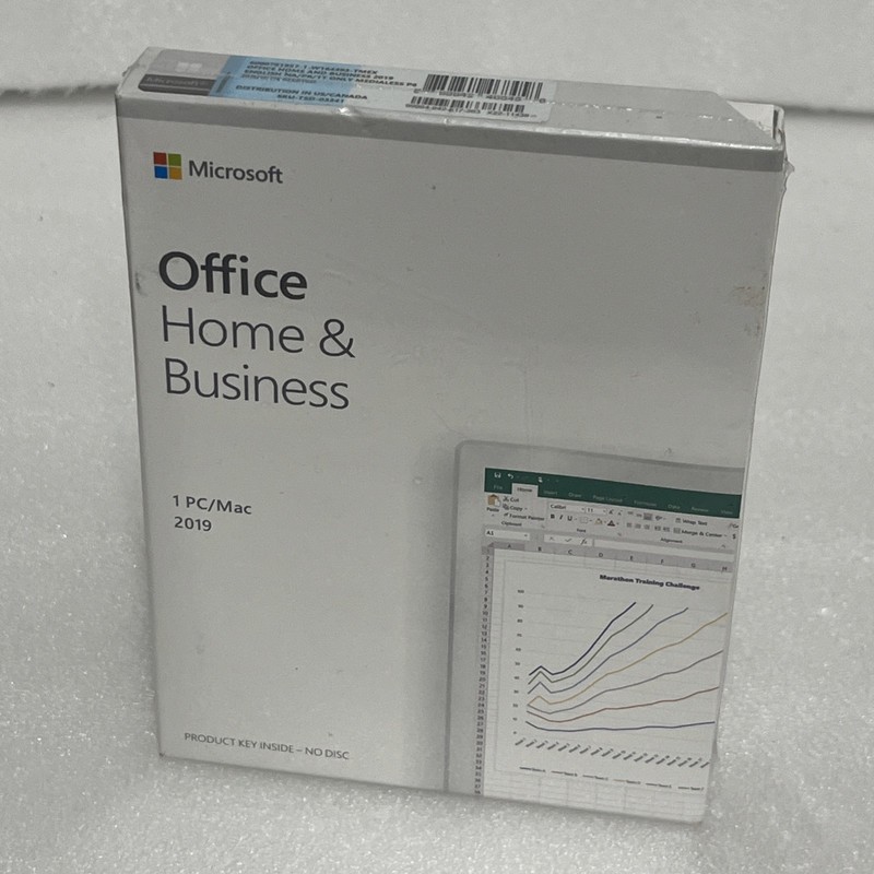 Brand New Sealed Microsoft Office Home and Business 2019 for PC / Mac NO DISC