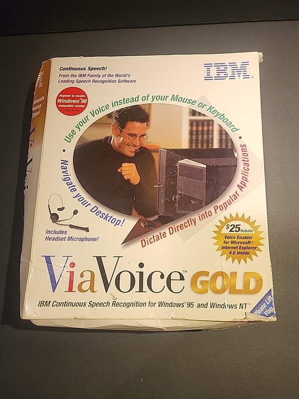 IBM ViaVoice Gold Continuous Speech Recognition Version 4.3 VoiceType CD *Untest gallery