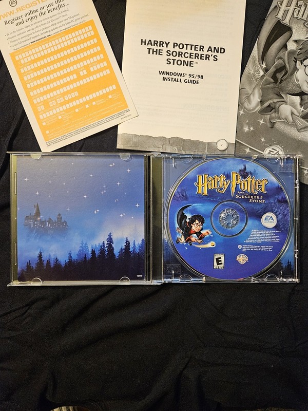 Harry Potter and the Sorcerer's Stone PC CD Rom Game BIG BOX CIB gallery