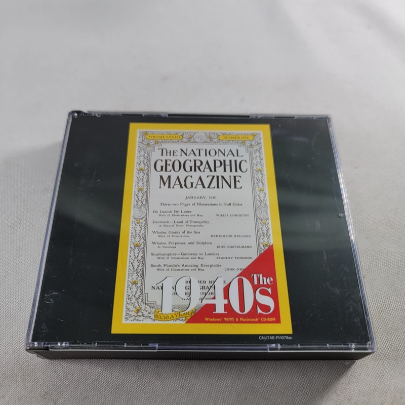National Geographic Magazine The 1940’s CD Rom Set Every Issue of the 40’s on CD