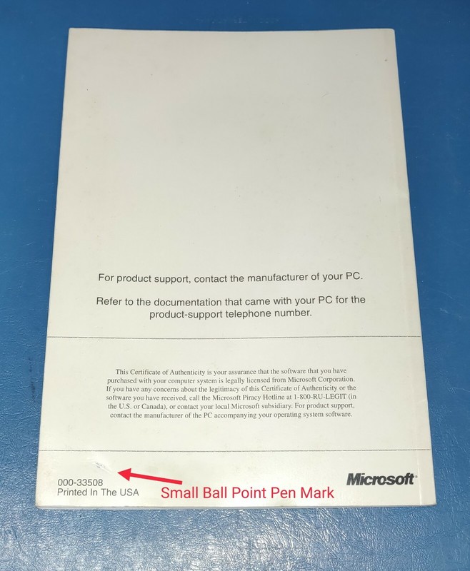 Windows 95 Certificate of Authenticity, Manual & COA, NO CD ROM gallery