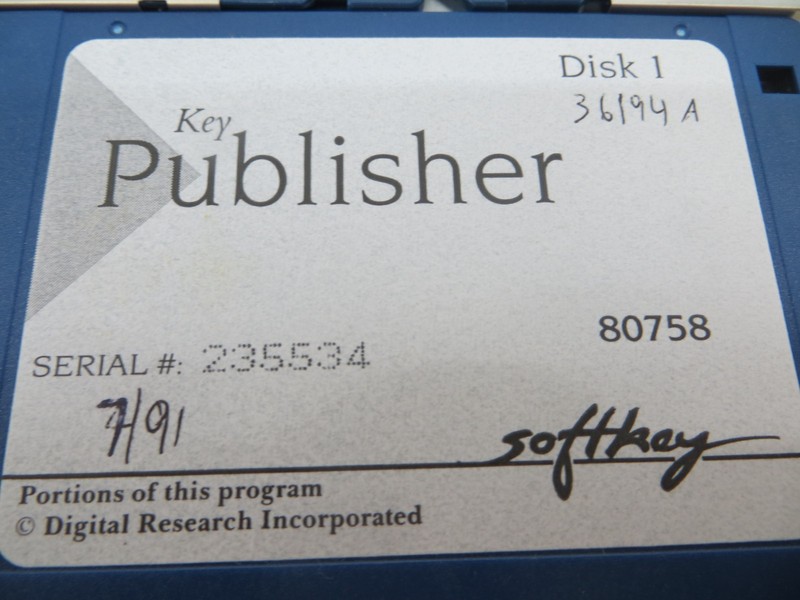 Key Publisher 3.5" Floppy Disks Softkey Computer Program vintage discs gallery