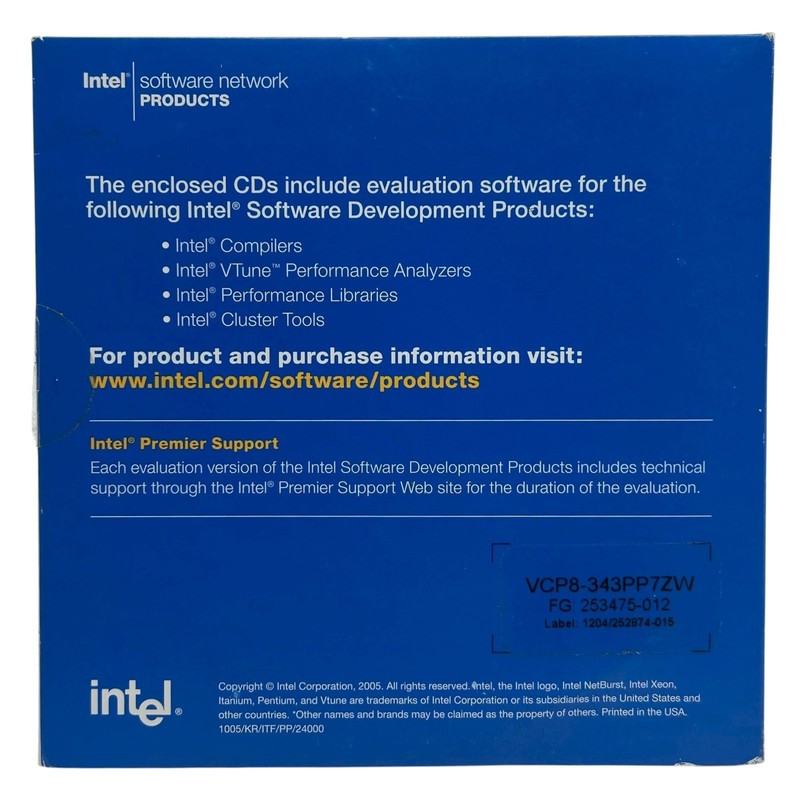 Intel Software Development Products Evaluation Software For Linux 2005 gallery