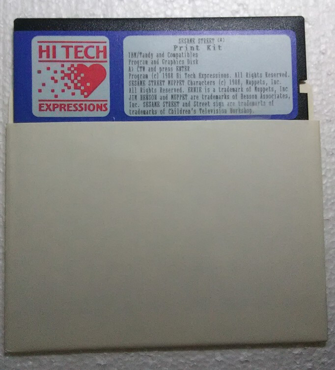Fisher-Price ‘Perfect Fit’ IBM PC, AT, XT 5.25″ disk Retro PC software