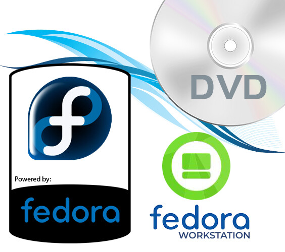 Fedora 34 Workstation LINUX INSTALL & LIVE 64bit DVD