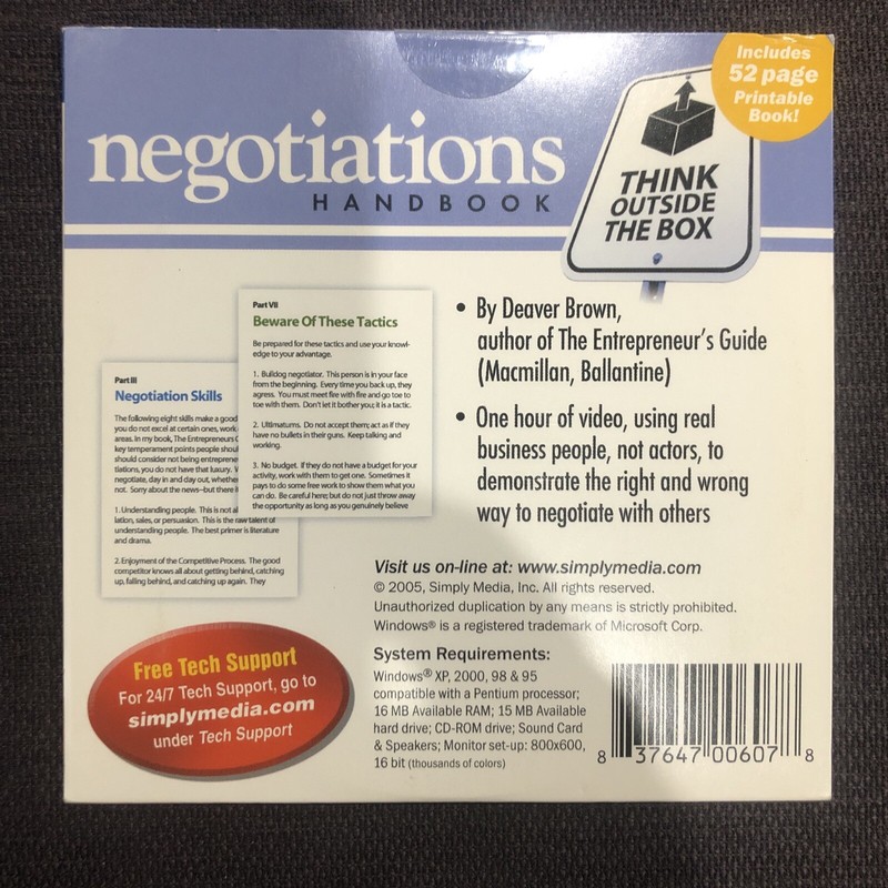 Simply Media Negotiations Handbook Cd Rom gallery
