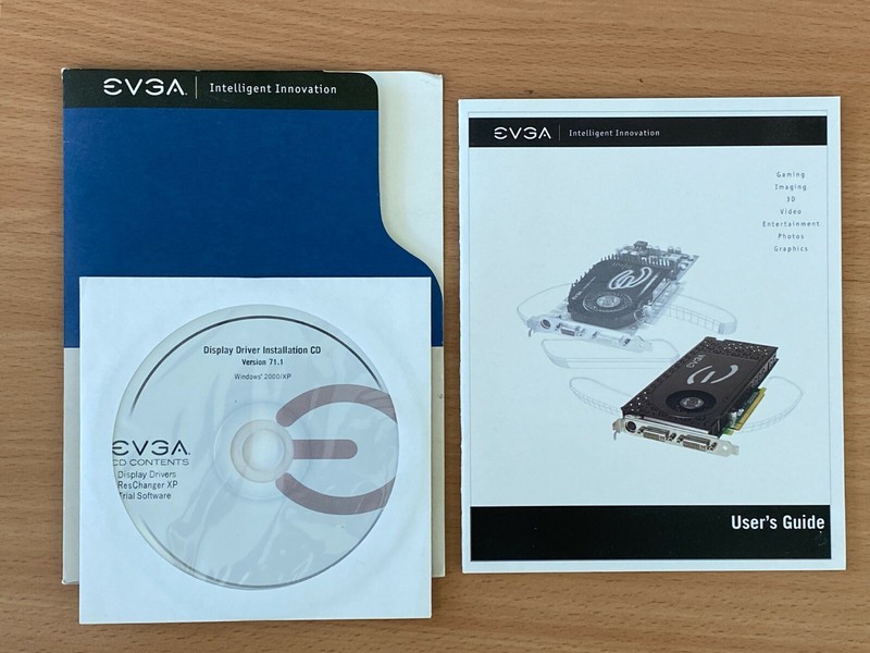EVGA nVidia Display Driver Installation CD Version 71.1 and User Manual